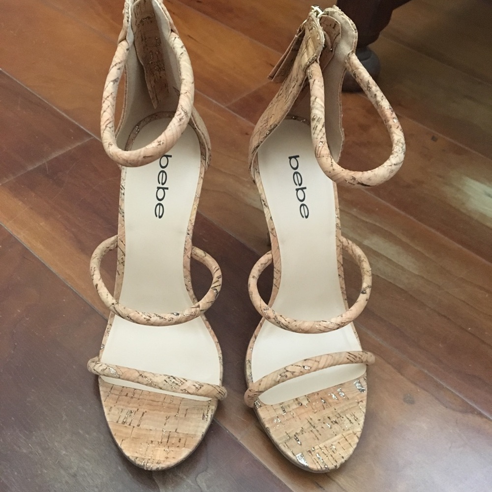Bebe Strappy High Heels